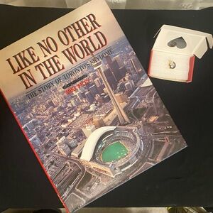 1989 Toronto SkyDome Book & 1989 Collector Pin; EUC